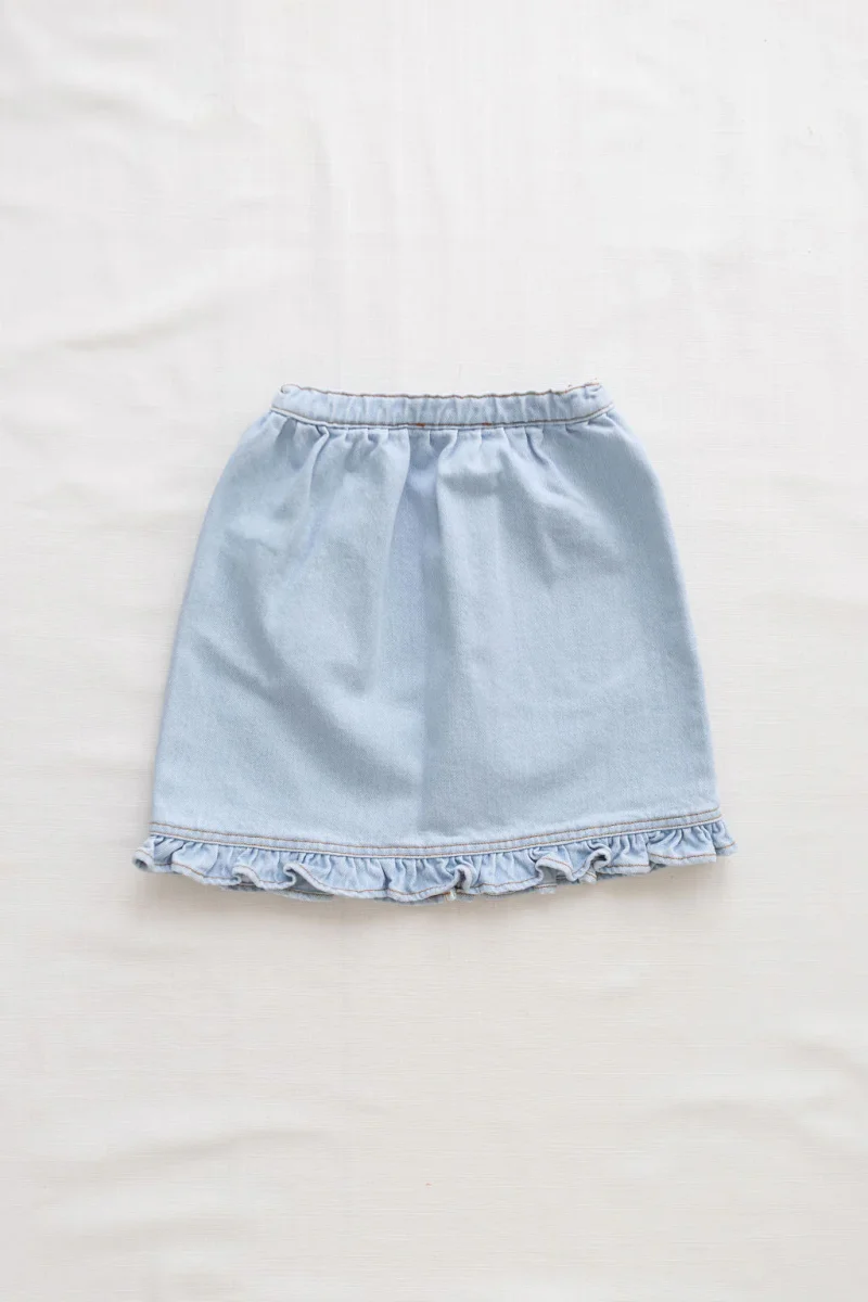 Jupe midi - Denim pâle – Image 4
