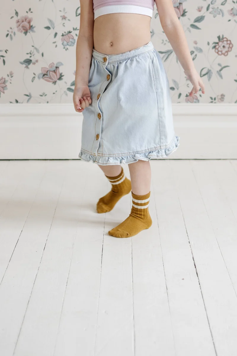 Jupe midi - Denim pâle – Image 2